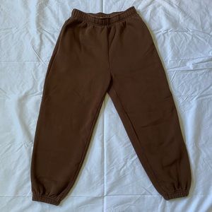 Brown Cuffed Kyoyo Sweatpants